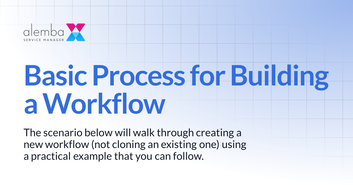 Basic Process for Building a Workflow | ASM GAIA 10.4 | ASM EOS 10.5