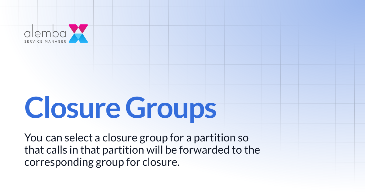 Closure Groups | ASM GAIA 10.4 | ASM EOS 10.5