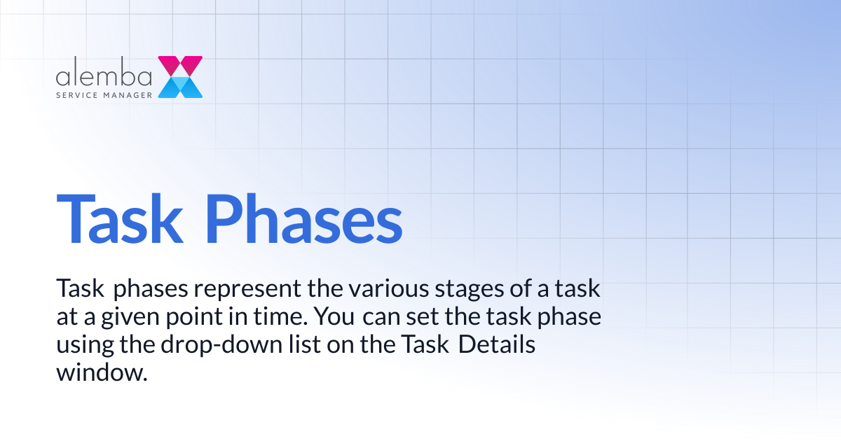 Task Phases | ASM EOS 10.5