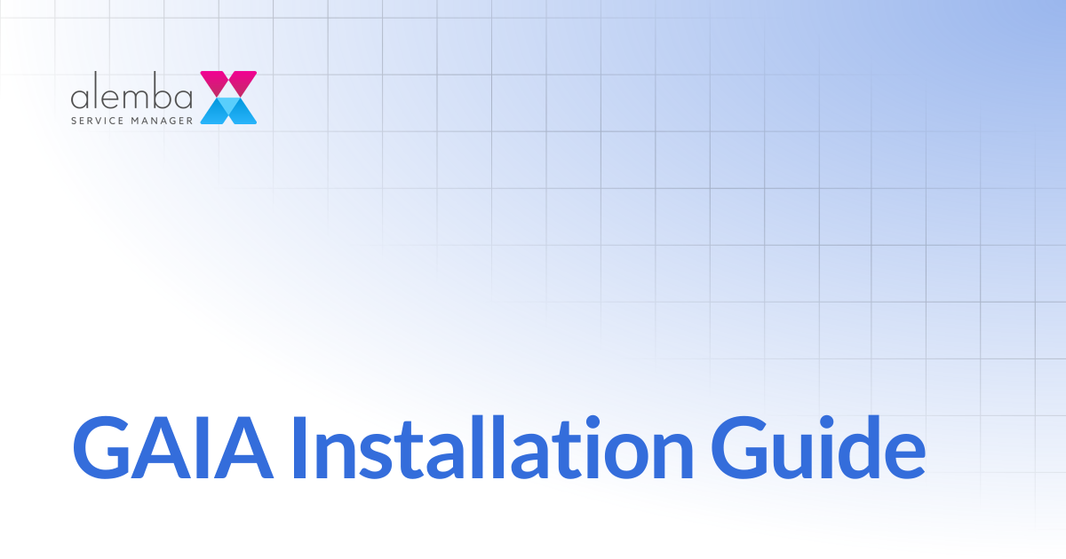 GAIA Installation Guide | ASM EOS 10.5