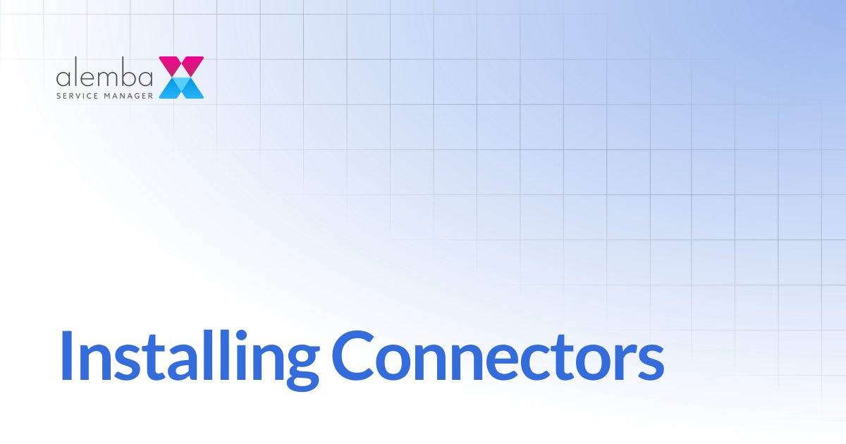 Installing Connectors | ASM EOS 10.5