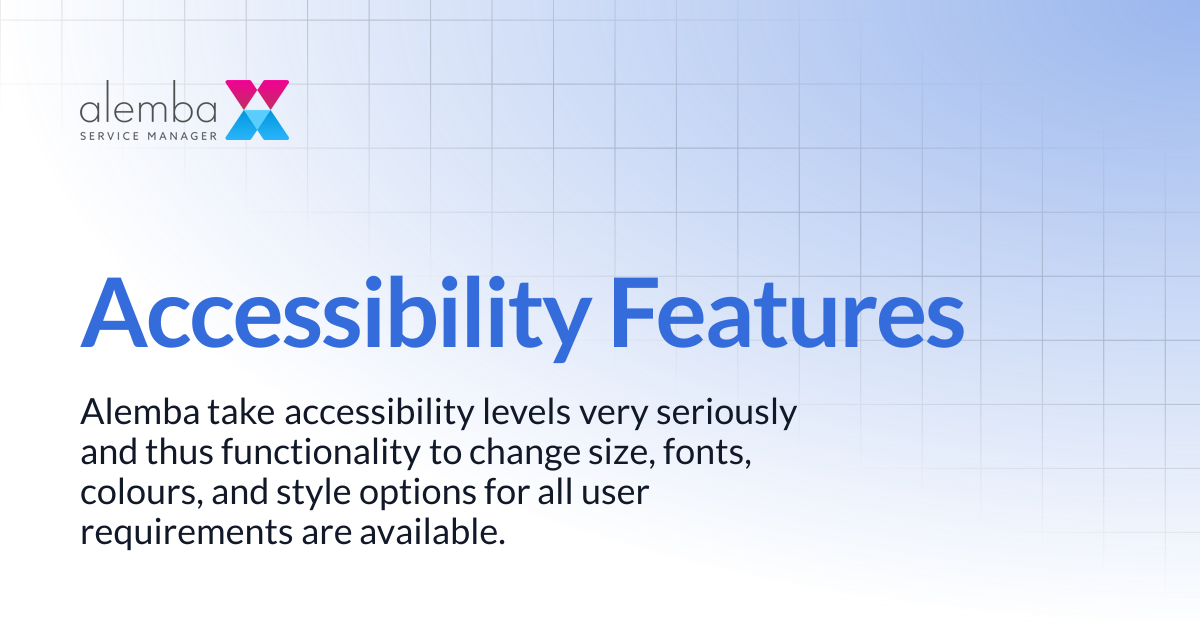 Accessibility Features | ASM EOS 10.5