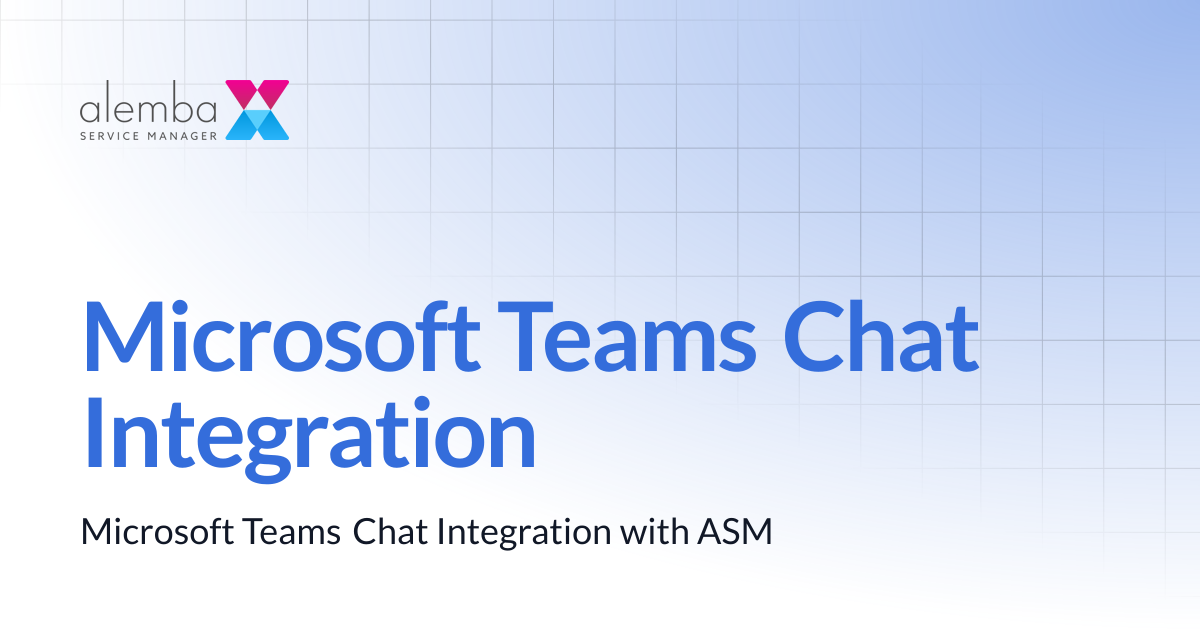Microsoft Teams Chat Integration | ASM EOS 10.5