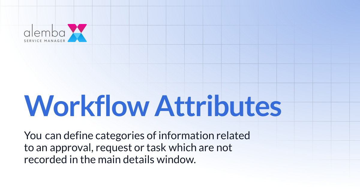 Workflow Attributes | ASM EOS 10.5