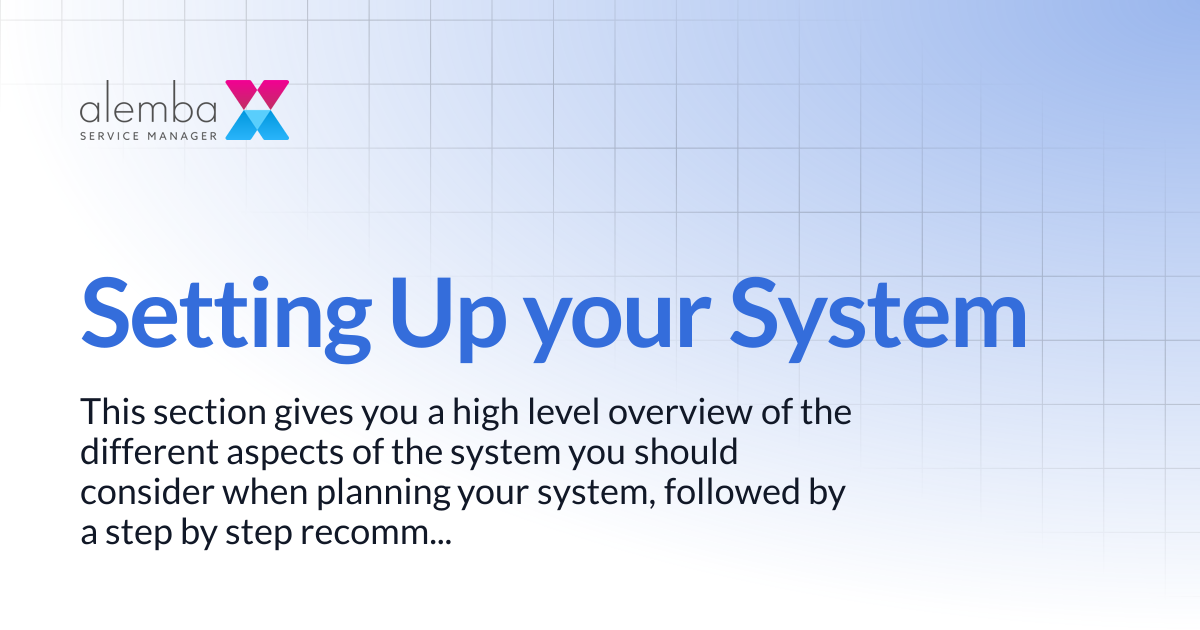Setting Up your System | ASM GAIA 10.4