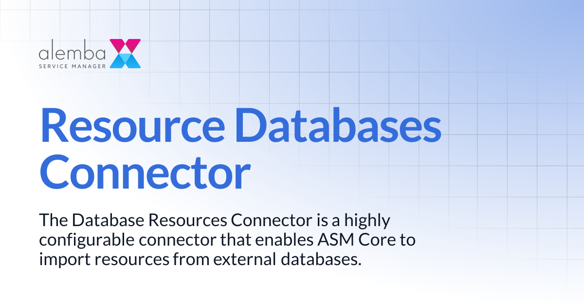 Resource Databases Connector | ASM Hermes