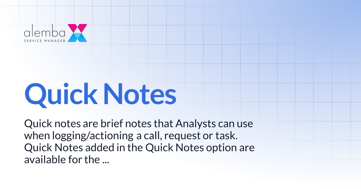 Quick Notes | ASM Hermes
