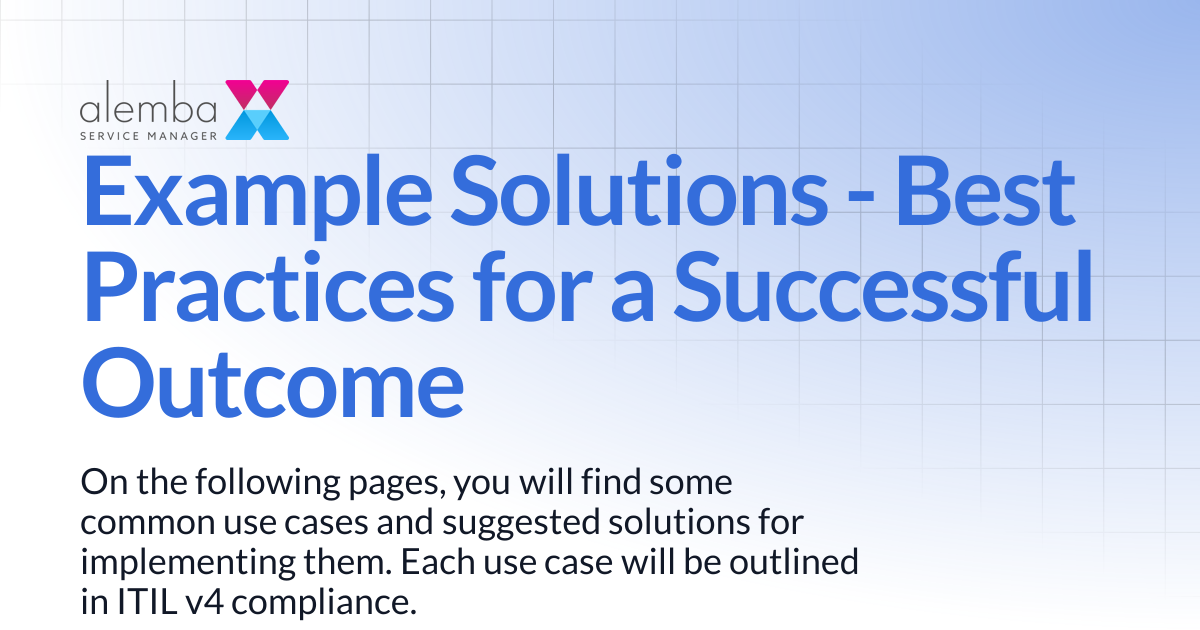 Example Solutions - Best Practices for a Successful Outcome | ASM Hermes
