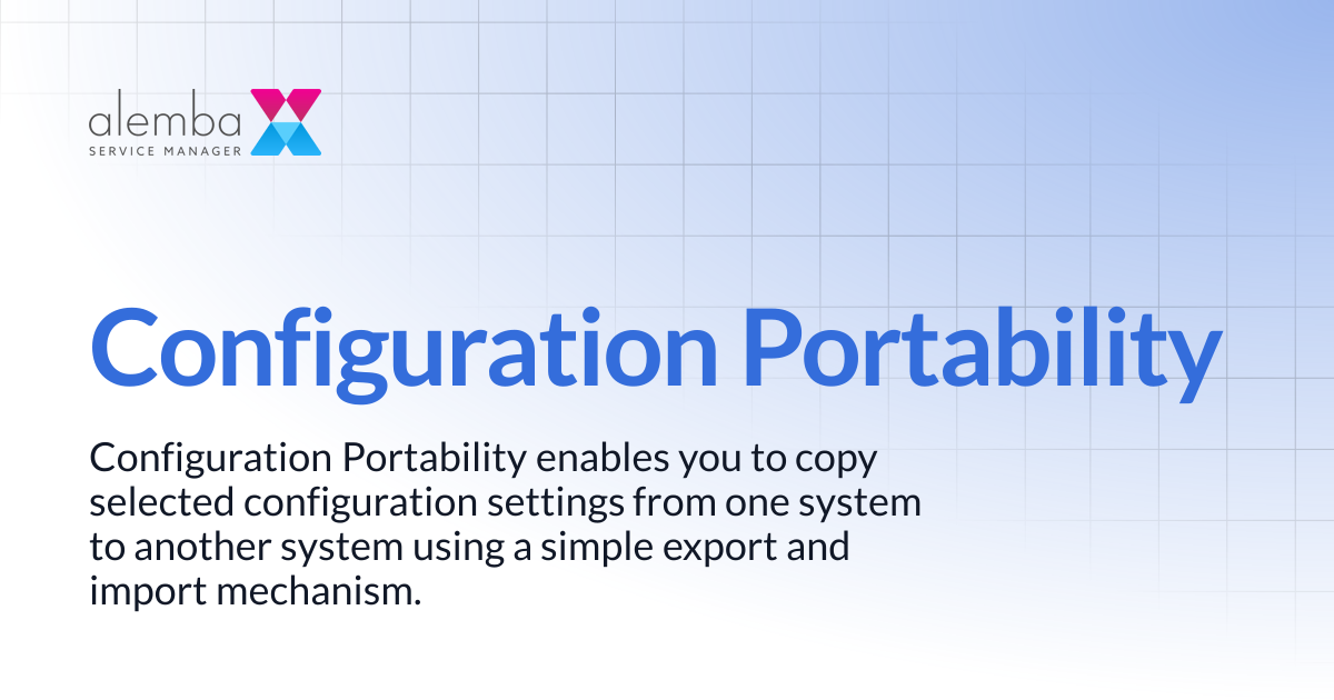 Configuration Portability | ASM Hermes