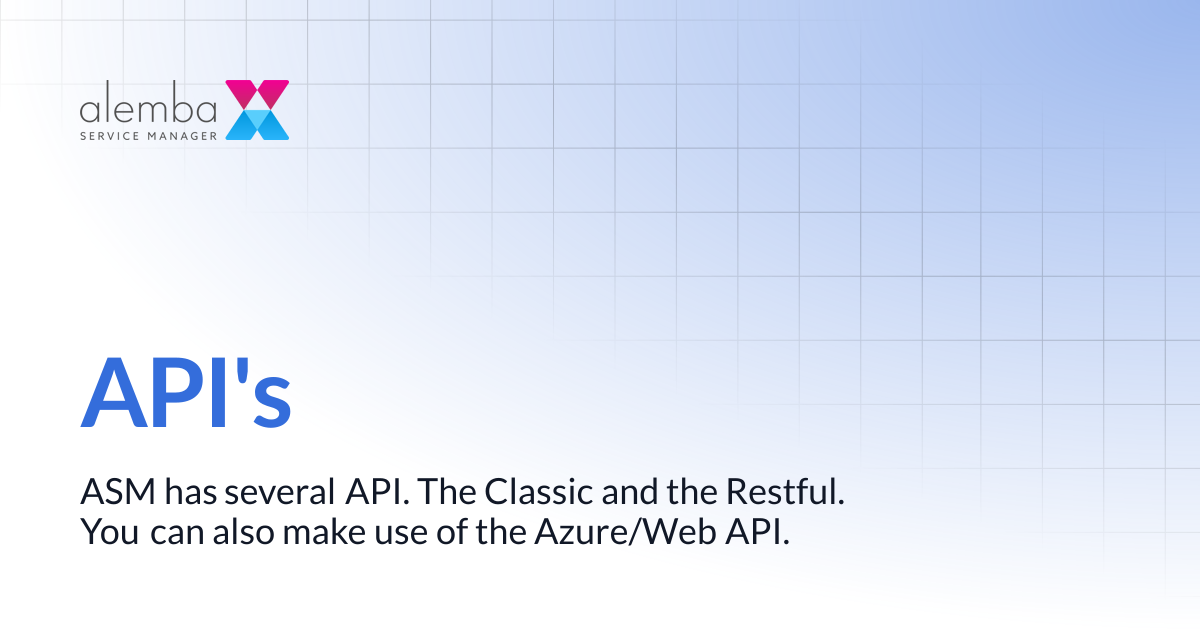 API's | ASM Hermes