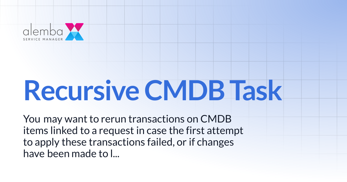 Recursive CMDB Task | ASM Hermes