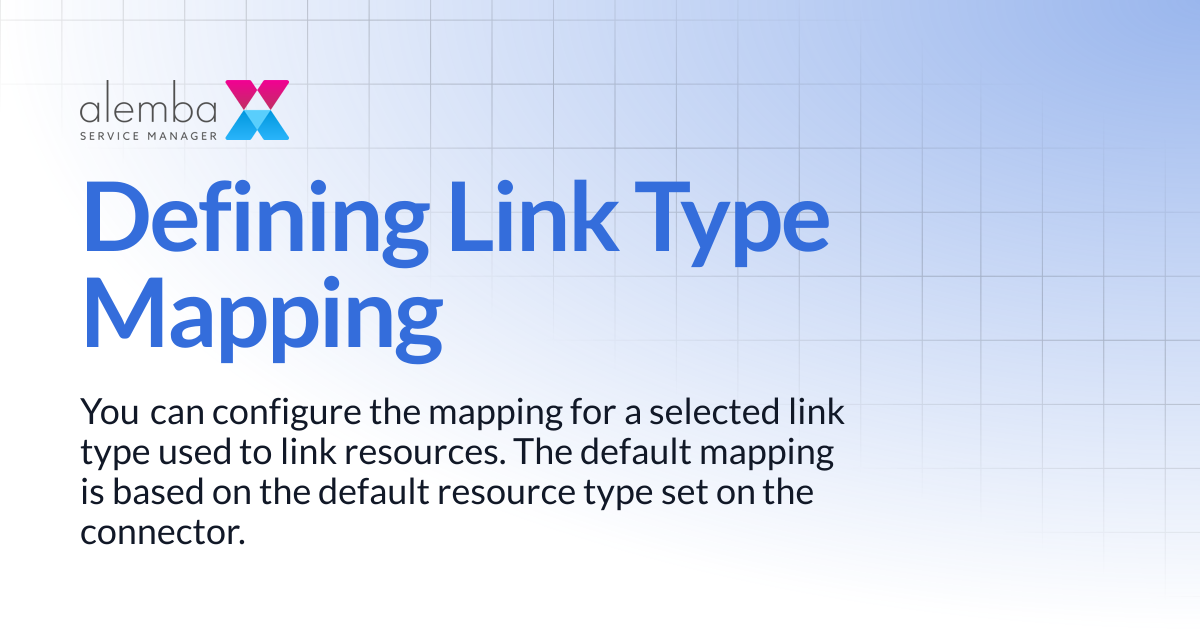 Defining Link Type Mapping | ASM Hermes