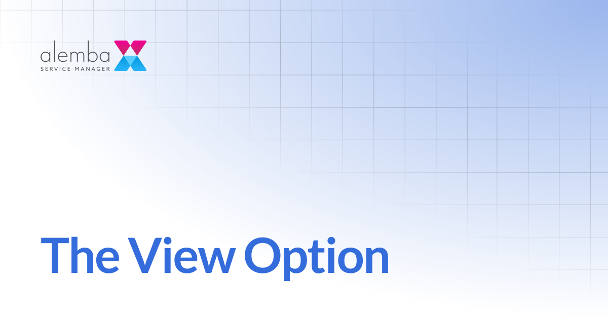The View Option | ASM Hermes