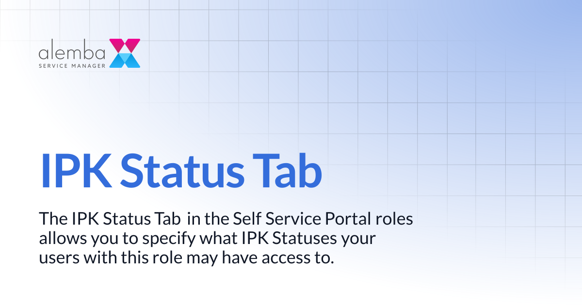 IPK Status Tab | ASM Hermes