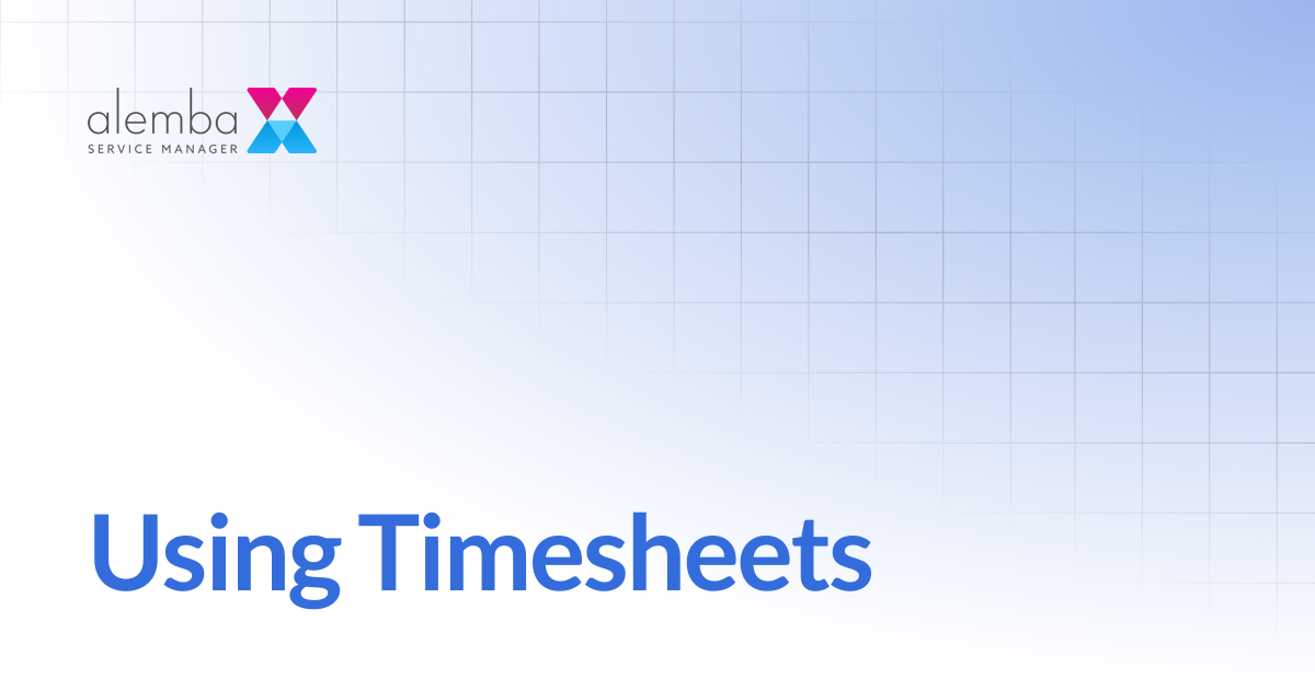 Using Timesheets | ASM Hermes
