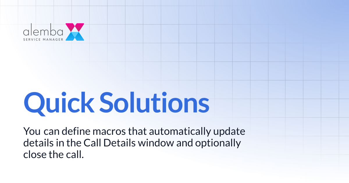 Quick Solutions | ASM Hermes