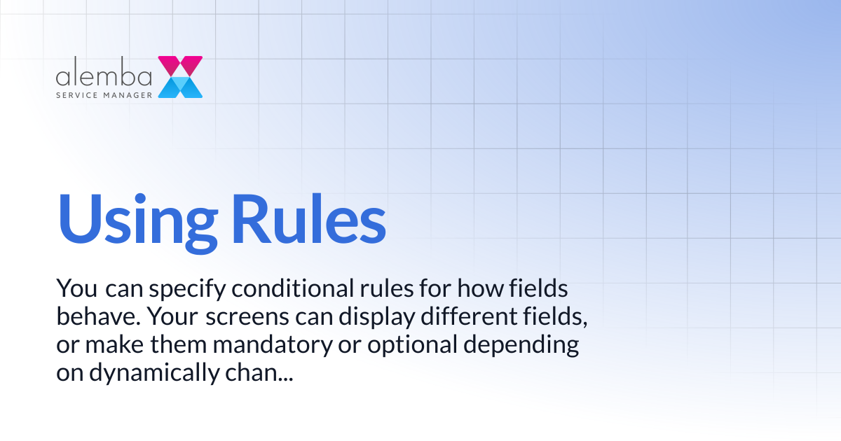 Using Rules | ASM Hermes