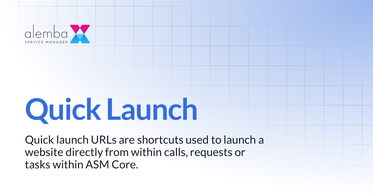 Quick Launch | ASM Hermes
