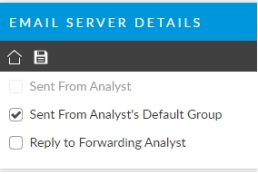 Email Server Details Checkbox Closeup