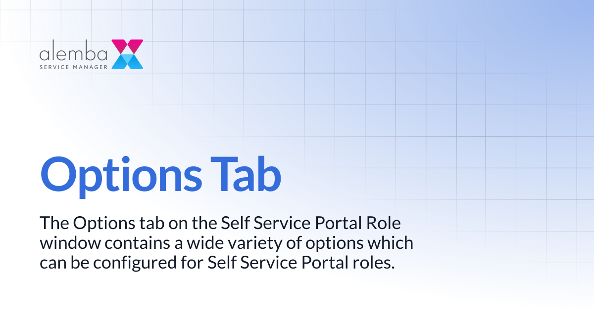 Options Tab | ASM Legacy Product Documentation