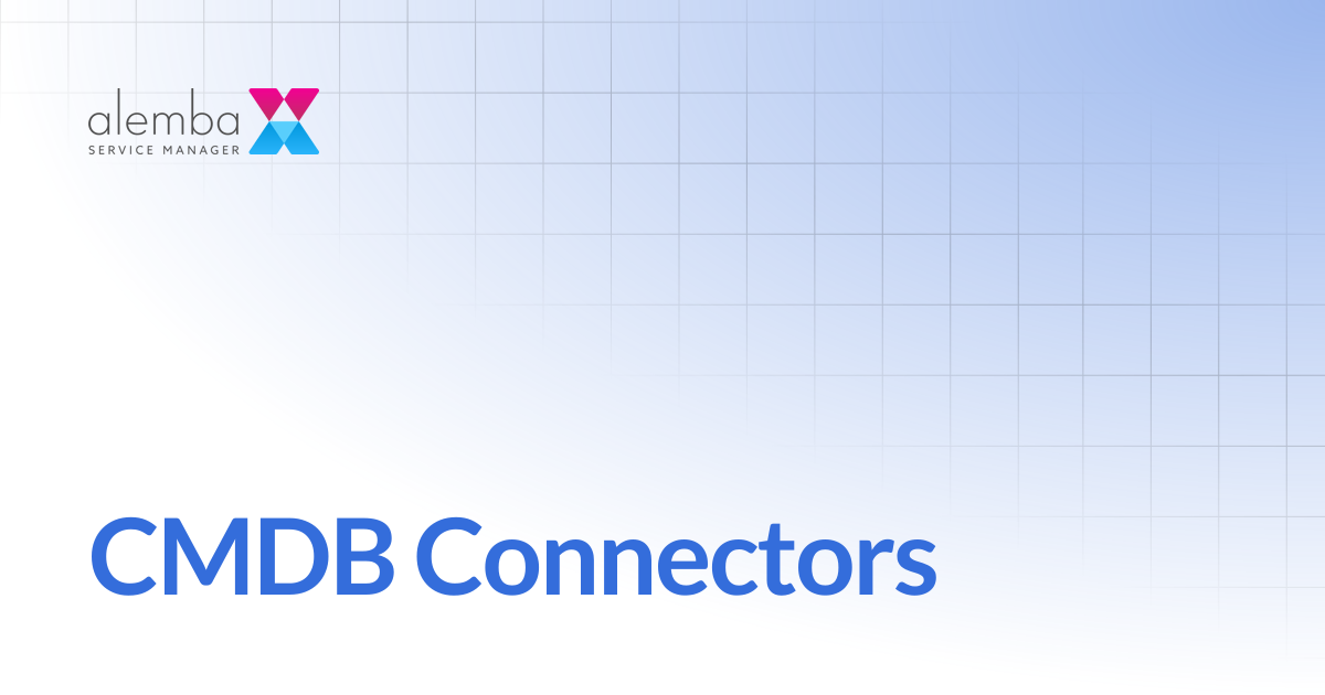 CMDB Connectors | ASM Legacy Product Documentation