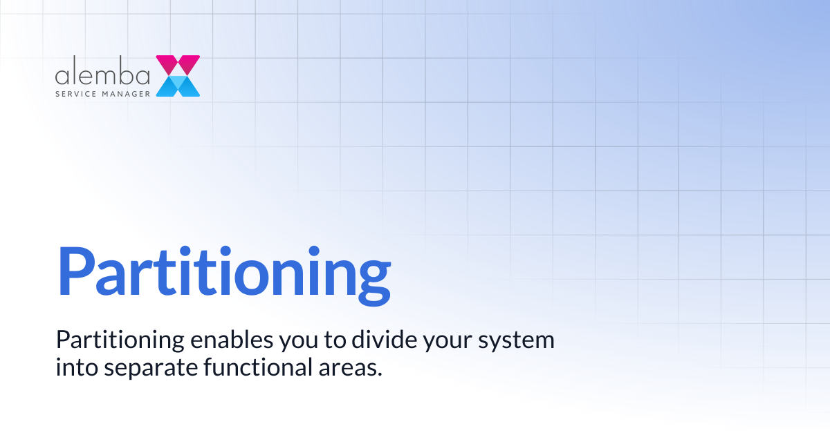 Partitioning | ASM Legacy Product Documentation